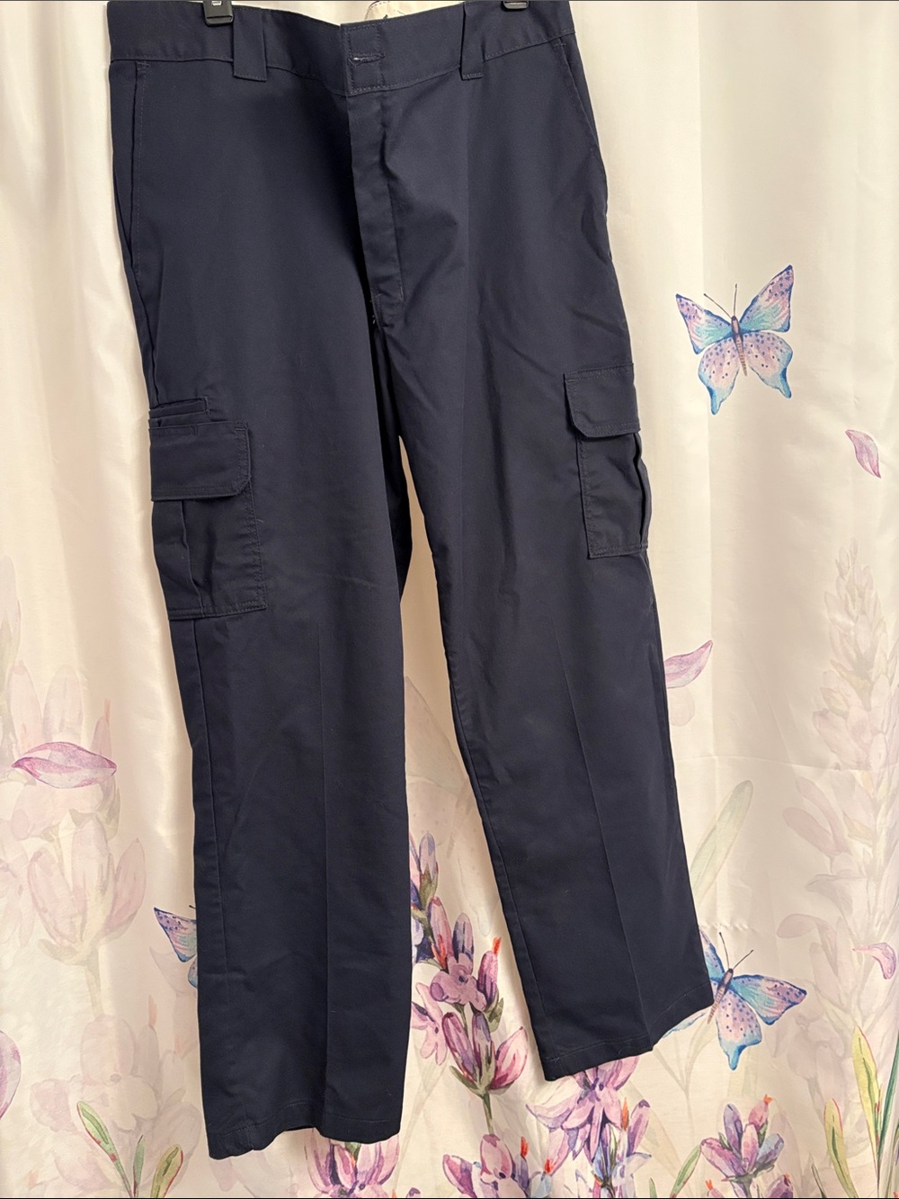 New Men's Dickies flex 42 x 32 Navy Cargo Pants